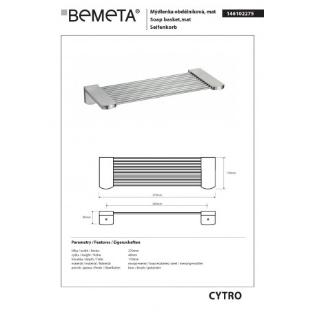 Bemeta NEO mydelniczka 146102275