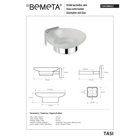 Bemeta TASI Mydelniczka 154108022