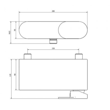 Bateria natryskowa Futura Silver 03004 Bisk