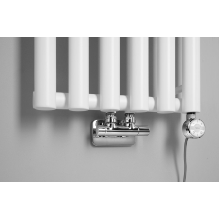 Sapho PILON grzejnik łazienkowy 418x1800mm, 6 wieszaki, biały mat IZ131T