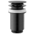 Korek umywalkowy 5/4“, klik-klak, duży grzybek, max 80mm, czarny mat 7533.370.5X
