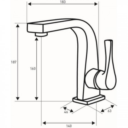 Novoterm Bateria umywalkowa Selena SE 01*