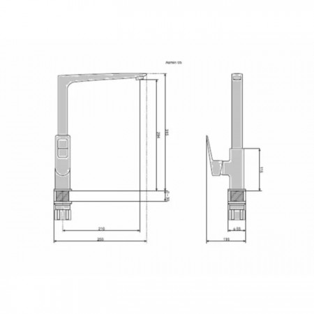 Novoterm Bateria zlewozmywakowa Asmin AS 05*