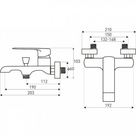 Novoterm Bateria wannowa Maroko MA 13 Graphite*