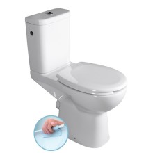 Sapho HANDICAP kompakt WC wysoki Rimless odpływ poziomy biały K11-0221
