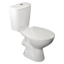 Aqualine JUAN kompakt WC odpływ poziomy biały LC2154