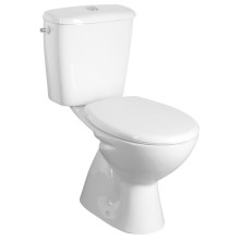 Aqualine MIGUEL kompakt WC mechanizm spłukujący odpływ pionowy biały LC2258