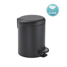 Gedy POTTY kosz na śmieci 3l Soft Close czarny mat 320914