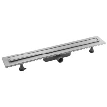 Omp Tea ESSEFLOW odpływ liniowy z rusztem 980x136x80 mm stal nierdzewna 6963.301.8