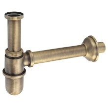 Sapho RETRO Syfon umywalkowy 5/4" odpływ 32mm brąz 9596