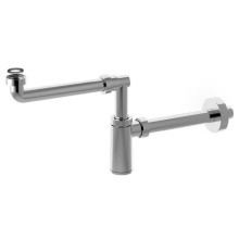 Bonomini KING syfon umywalkowy oszczędzający miejsce 5/4"-32 ABS/chrom 0595SP25K7