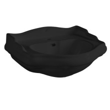 Kerasan RETRO umywalka ceramiczna 56x46.5cm czarny mat 104531