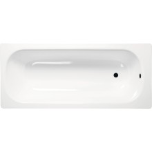SMAVIT Prostokątna wanna emaliowana 120x70x39cm biała V120X70