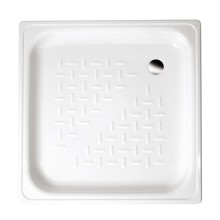 SMAVIT Brodzik prysznicowy emaliowany kwadratowy 70x70x12cm biały PD70X70