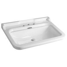 Kerasan WALDORF umywalka ceramiczna 80x55cm z 3 otworami na baterię biały 4141K1-3