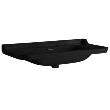 Kerasan WALDORF umywalka ceramiczna 100x55cm czarny mat 4142K7