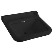 Kerasan WALDORF umywalka ceramiczna 60x55cm czarny mat 4140K7