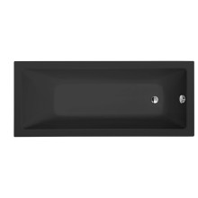 Polysan NOEMI wanna prostokątna 170x70x39cm czarny mat 71708.21