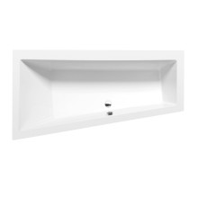 Polysan ANDRA L wanna asymetryczna 180x90x45cm biała mat 72872.11