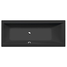Polysan CLEO wanna prostokątna 170x70x48cm czarny mat 74611.21