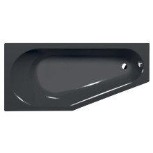 Polysan TIGRA L wanna asymetryczna 170x80x46cm lewa szary 90111.30