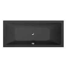 Polysan KRYSTA wanna prostokątna 180x80x39cm czarny mat 71710.21