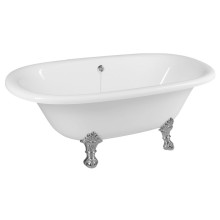 Polysan REGATA wanna wolnostojąca 175x85x61cm nogi chrom mat biała 10231
