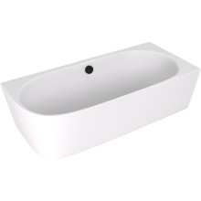 Polysan Sussi R wanna przyścienna narożna kompozyt 160x70x495cm biały mat 90191RMAT