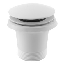 Polysan Odpływ wannowy 6/4" klik-klak do wanien bez przelewu biały mat 71704W