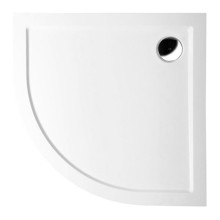Polysan SERA brodzik prysznicowy kompozytowy 90x90cm półokrągły R550 biały 41511