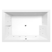 Polysan Dupla wanna z hydromasażem 180x120x54cm Active Hydro chrom 13611.1010