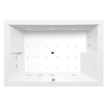 Polysan Dupla wanna z hydromasażem 180x120x54cm Highline Hydro-Air chrom 13611.6010