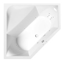 Polysan Floss wanna z hydromasażem 145x145x50cm Attraction Hydro chrom 98611.3010