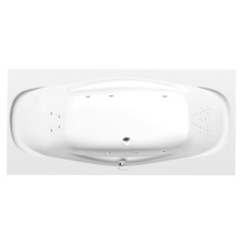 Polysan Garda wanna z hydromasażem 190x90x44cm Highline Hydro chrom 14111.5010