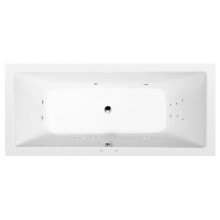 Polysan Krysta wanna z hydromasażem 180x70x39cm Attraction Hydro chrom 72906.3010