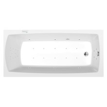 Polysan Lily wanna z hydromasażem 150x70x39cm Highline Hydro-Air chrom 72273.6010