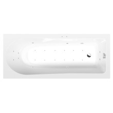 Polysan Lisa wanna z hydromasażem 170x70x47cm Active Hydro-Air chrom 87111.2010