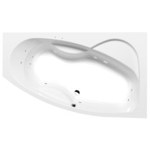 Polysan Mamba R wanna z hydromasażem 170x100x44cm Active Hydro chrom 77111.1010
