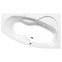 Polysan Mamba R wanna z hydromasażem 170x100x44cm Highline Hydro-Air chrom 77111.6010