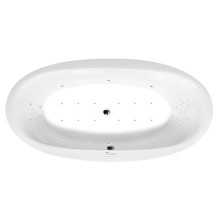 Polysan Stadium wanna z hydromasażem 190x95x46cm Highline Hydro-Air chrom 82111.6010