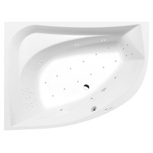 Polysan Tanya L wanna z hydromasażem 160x120x49cm Highline Hydro-Air chrom 65119.6010