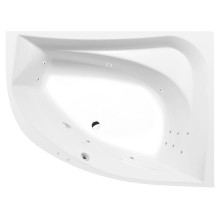 Polysan Tanya R wanna z hydromasażem 160x120x49cm Attraction Hydro chrom 66119.3010