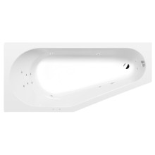 Polysan Tigra L wanna z hydromasażem 170x80x46cm Attraction Hydro chrom 90111.3010