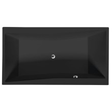 Polysan QUEST wanna prostokątna 180x100x49cm czarny mat 78511.21