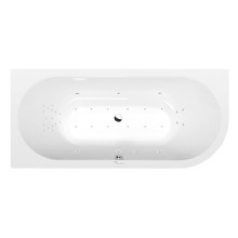 Polysan Viva L wanna z hydromasażem 185x80x47cm Highline Hydro-Air chrom 72099.6010