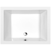 Polysan DEEP brodzik prysznicowy ze stelażem 100x75x26cm biały 72880