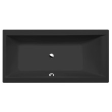 Polysan CLEO wanna prostokątna 150x75x48cm czarny mat 27611.21