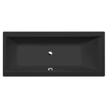Polysan CLEO wanna prostokątna 160x70x48cm czarny mat 73611.21