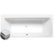 Polysan KVADRA SLIM wanna prostokątna 180x80x47cm biała 17611S