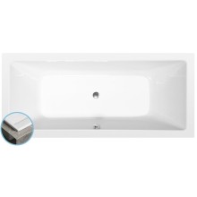 Polysan KRYSTA SLIM wanna prostokątna 180x70x39cm biała 72906S
